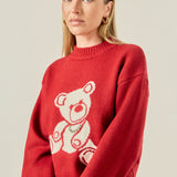 Olivia Teddy Bear Knit