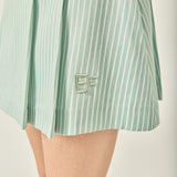Stripe Mini Pleated Skort