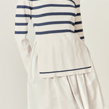 Stripe Mix Media Dress