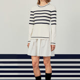 Stripe Mix Media Dress