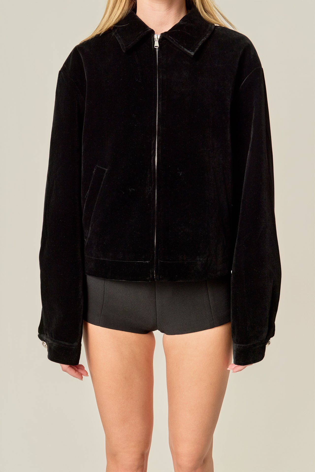 Velvet Bomber Jacket – English Factory