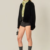 Velvet Bomber Jacket