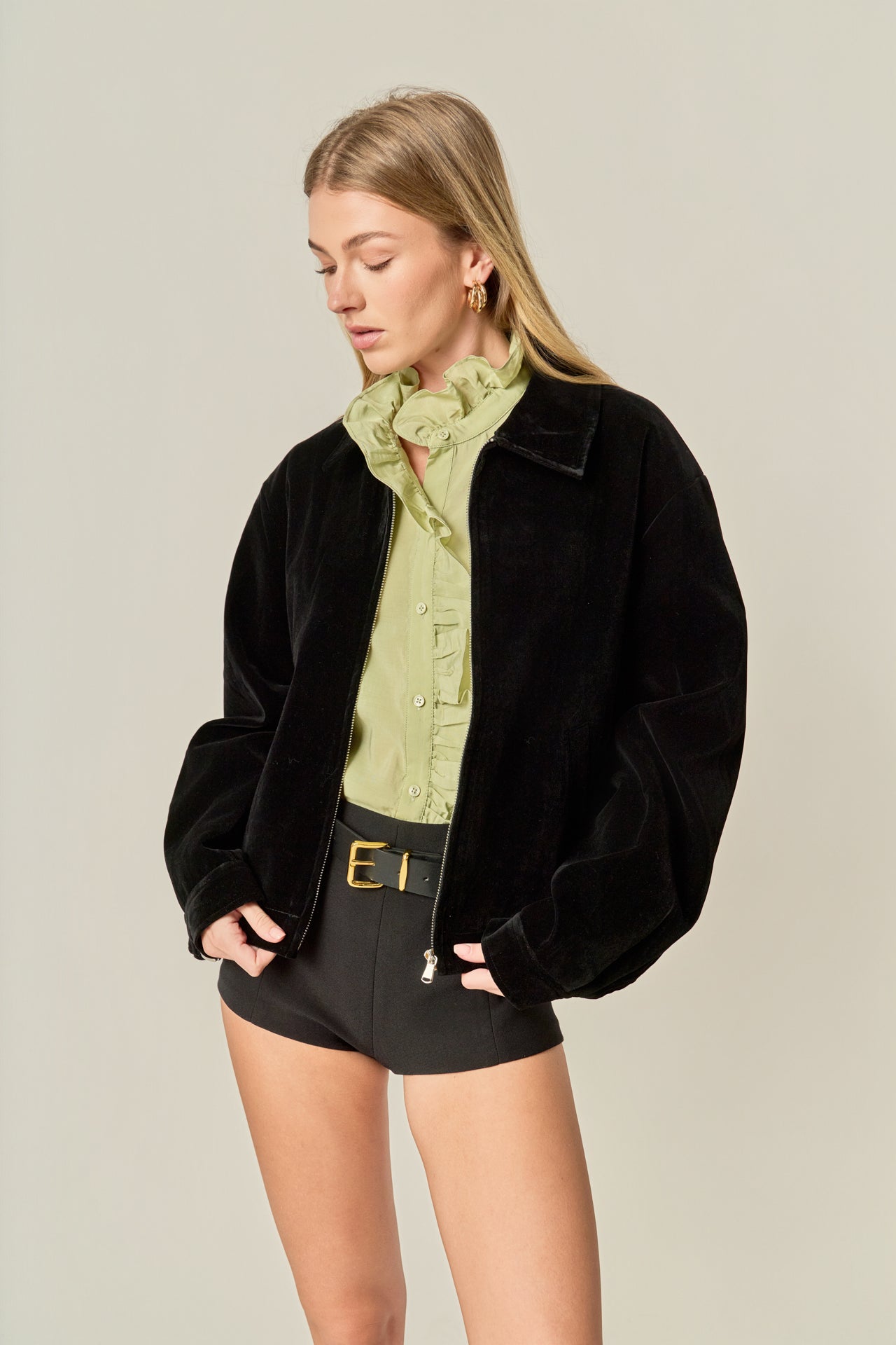 Velvet Bomber Jacket – English Factory