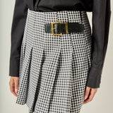 Gingham Check Skort