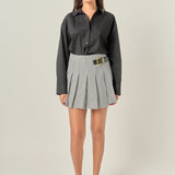 Gingham Check Skort
