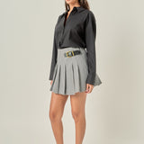 Gingham Check Skort