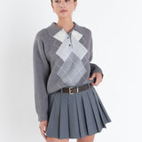 Argyle Knit Sweater