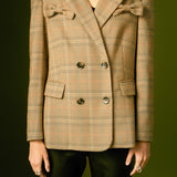 Glen Check Bow Jacket