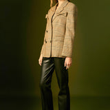 Glen Check Bow Jacket