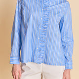 Stripe Ruffled Shirt