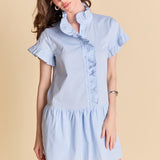 Ruffled Mini Dress
