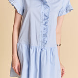Ruffled Mini Dress