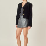 Velvet Scallop Jacket