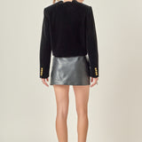 Velvet Scallop Jacket
