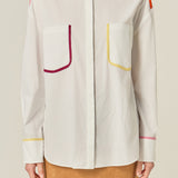 Flat Binding Detailed Shirt