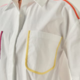 Flat Binding Detailed Shirt