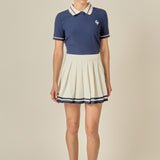 Color Block Polo Shirt