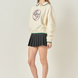 Polo Sweatshirt- Damaged