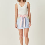 Colorblock Stripe Skort