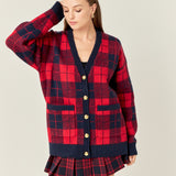 Check Cardigan