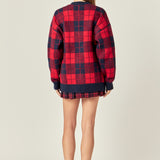 Check Cardigan