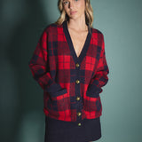 Check Cardigan