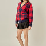 Check Cardigan