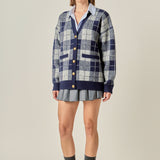 Check Cardigan
