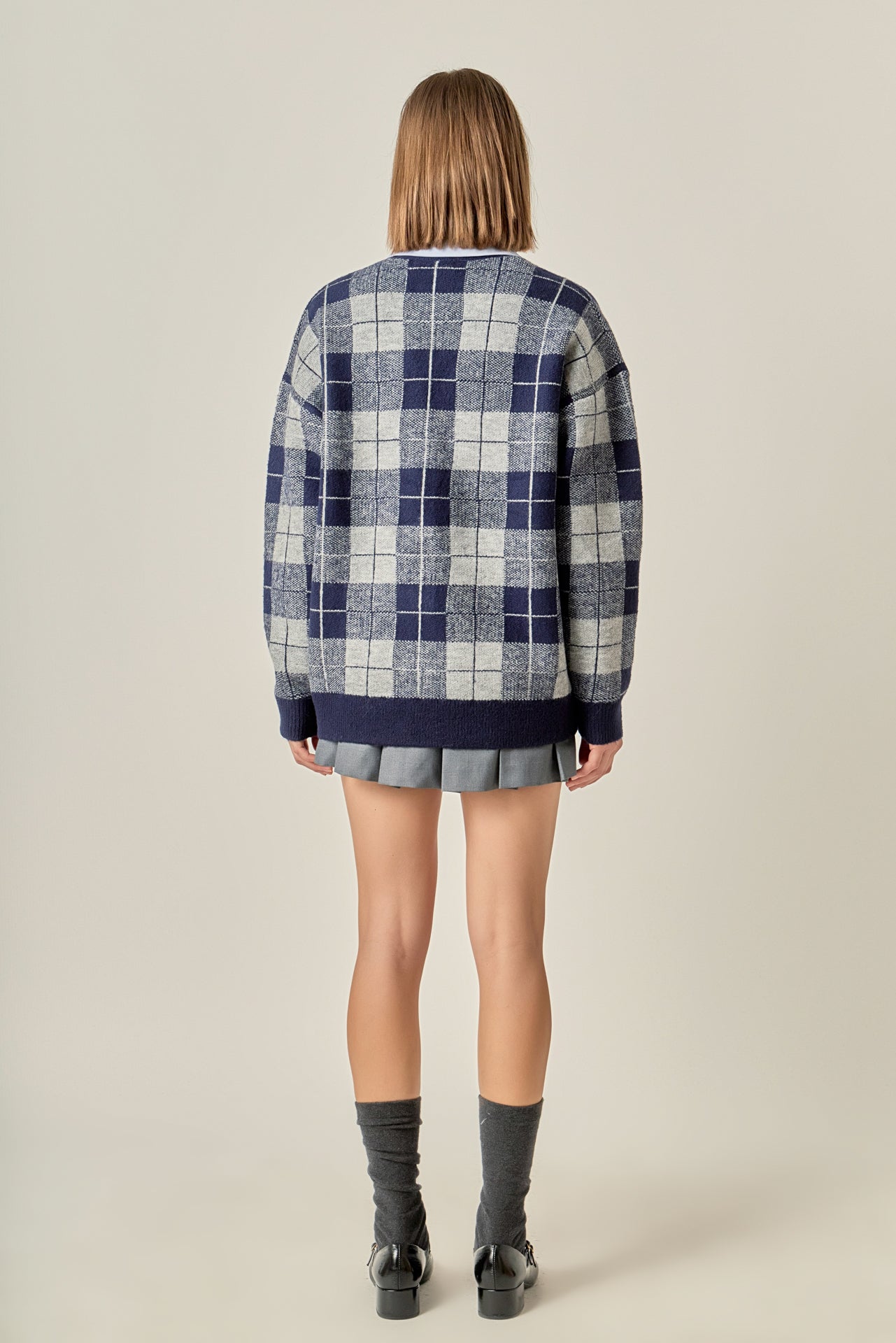 Check Cardigan – English Factory