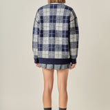 Check Cardigan