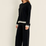 Contrast Stripe Detail Knit pants