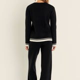 Contrast Stripe Detail Knit pants