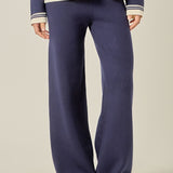 Contrast Stripe Detail Knit Pants