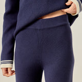 Contrast Stripe Detail Knit Pants