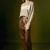 Faux Leather Trousers