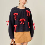 Bow Detailed Knit