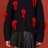 Bow Detailed Knit