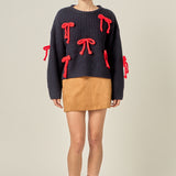 Bow Detailed Knit