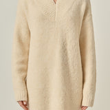 V Neck Knit Dress