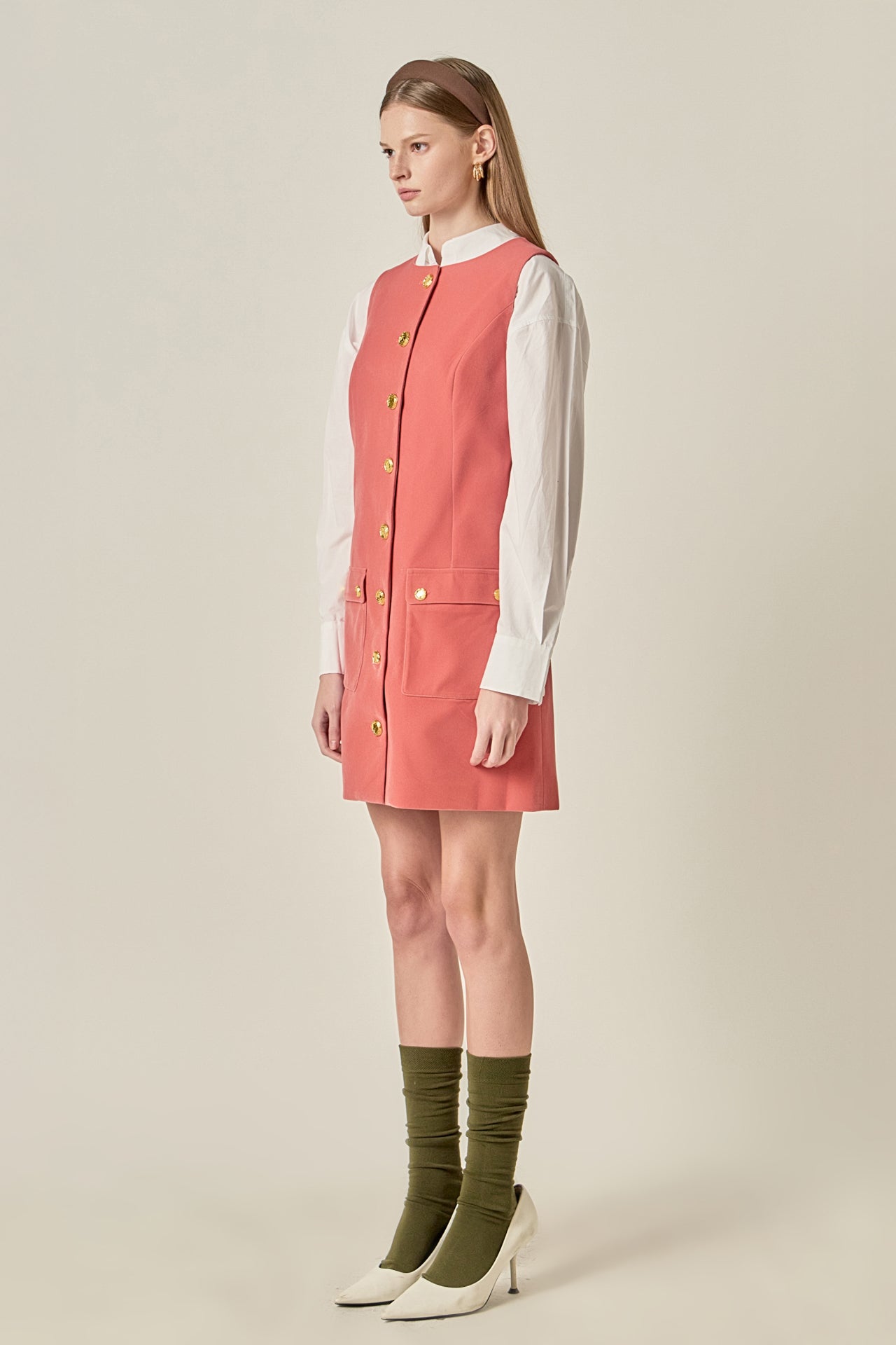 english factory velvet mini dress English Factory