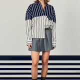 Colorblock Stripe Shirt