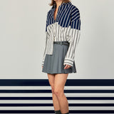 Colorblock Stripe Shirt