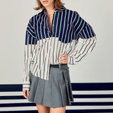Colorblock Stripe Shirt