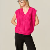 Cable Knit Vest