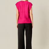 Cable Knit Vest