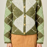 Argyle Cardigan