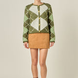 Argyle Cardigan