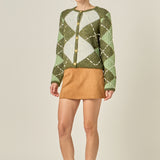 Argyle Cardigan