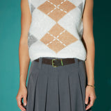 Argyle Knit Vest