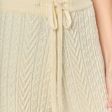 Cable Knit Long Pants